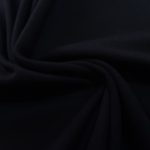 DZIANINA INTERLOCK CZARNY