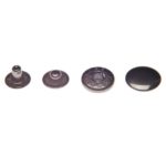 Napa metalowa alfa 10 mm czarny nikiel  10 szt.