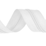 Taśma suwakowa pościelowa 3mm BIAŁA 1m