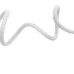 Sznurek bawełniany z rdzeniem 5 mm BIAŁY