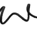 Sznurek bawełniany z rdzeniem 5 mm CZARNY