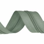 Taśma suwakowa 3 mm zieleń szałwiowa 1 m